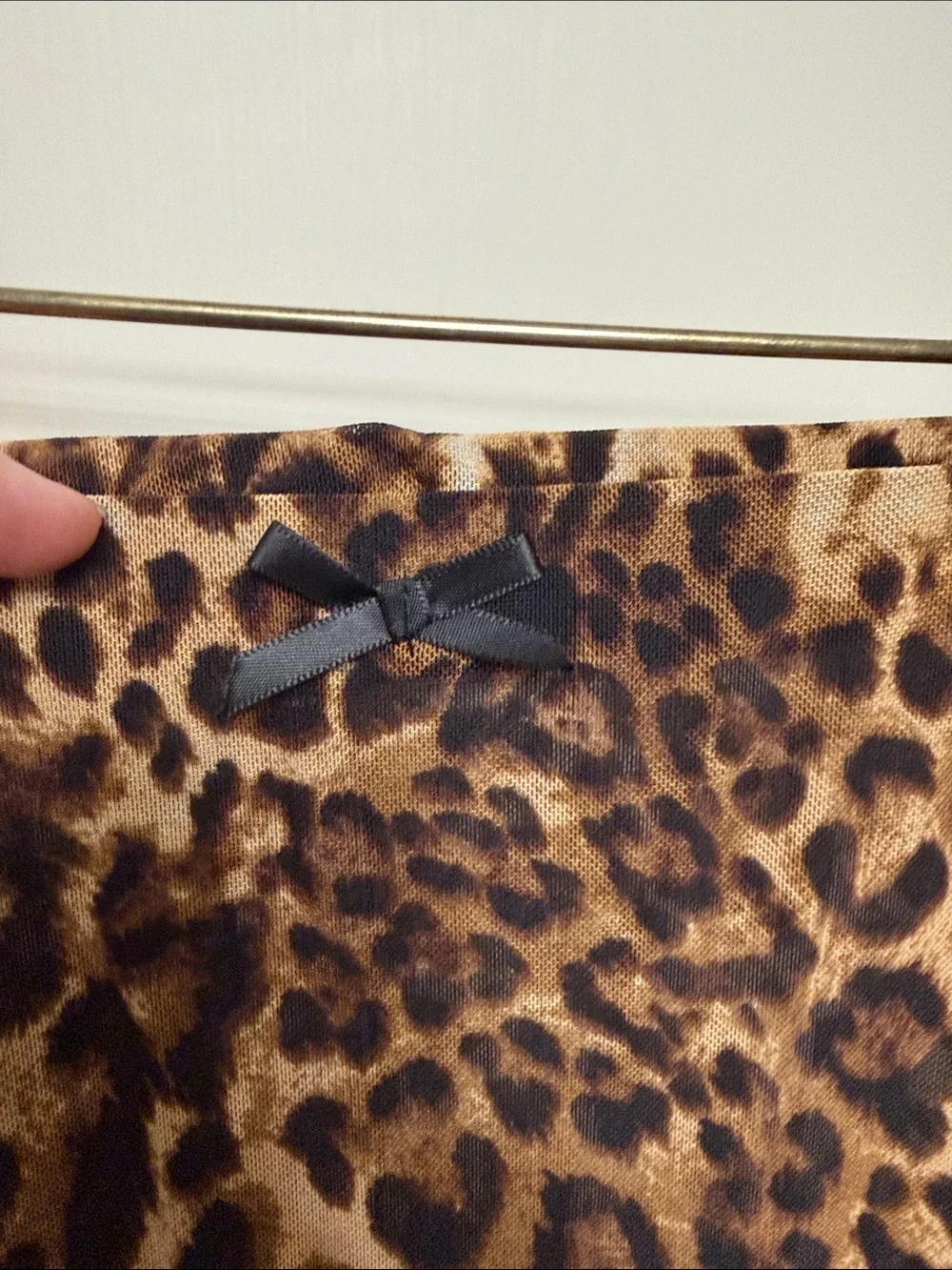 Fashion Nova Leopard-Print Midi mesh Skirt